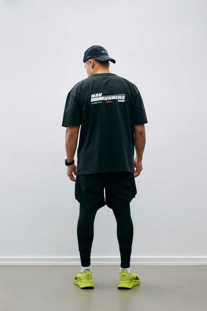 ARKK Apparel HAV Runner Boxy Tee | Black T-Shirt
